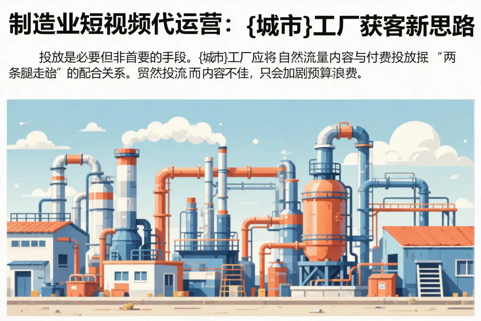 制造业短视频代运营：卢氏工厂获客新思路